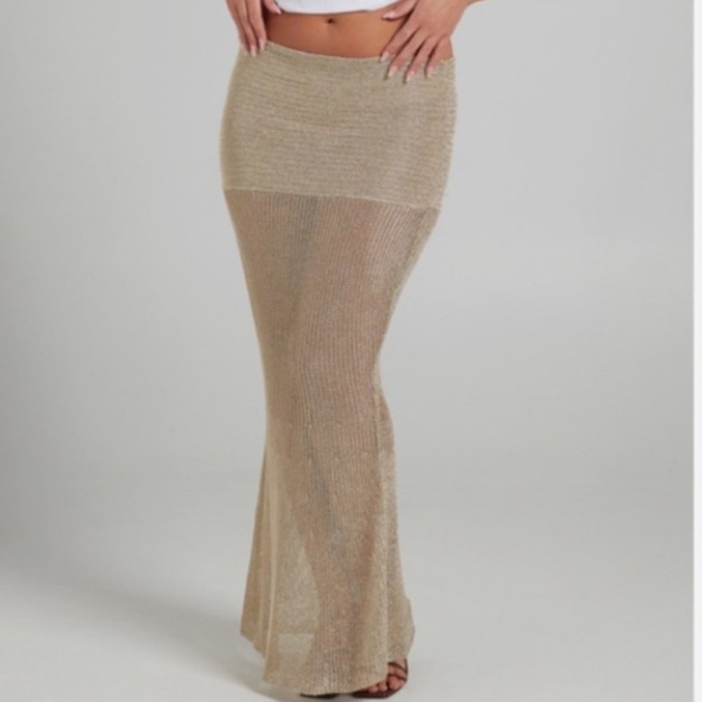 Lioness The Kendall Mini Skirt Gold